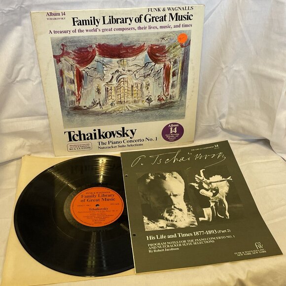 The Piano Concerto No. 1 Nutcracker Suite Selections (Vinyl, 1976) RCA Custom - Picture 2 of 10